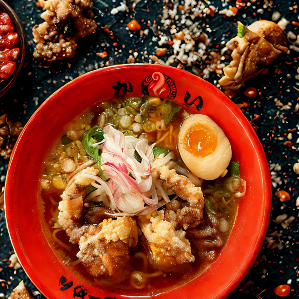 Spicy Soft-shell crab Ramen